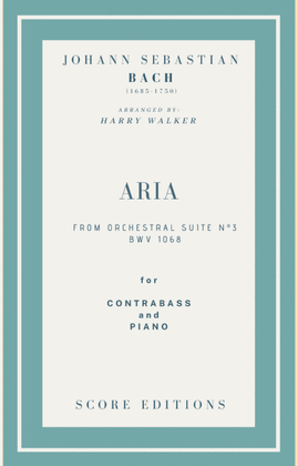 Book cover for Bach Air from Suite No.3 (for Contrabass and Piano)
