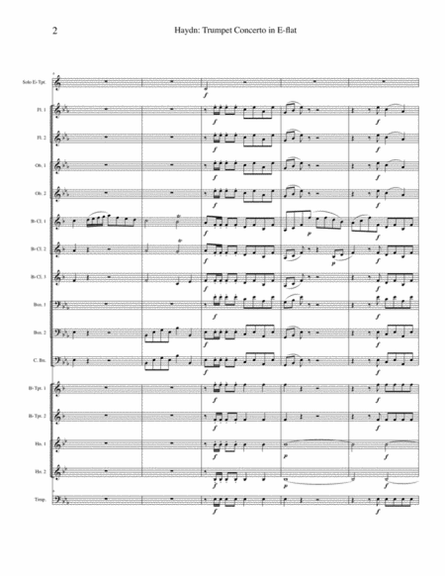 Concerto in E-flat for Trumpet