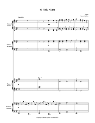 O Holy Night (2 piano, 8 hand duet)