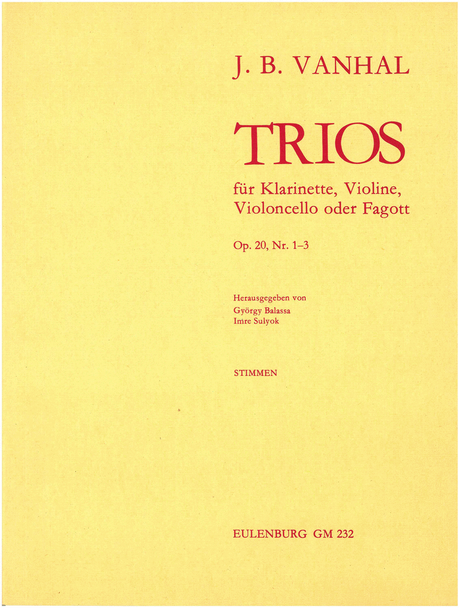 Clarinet Trios (3)