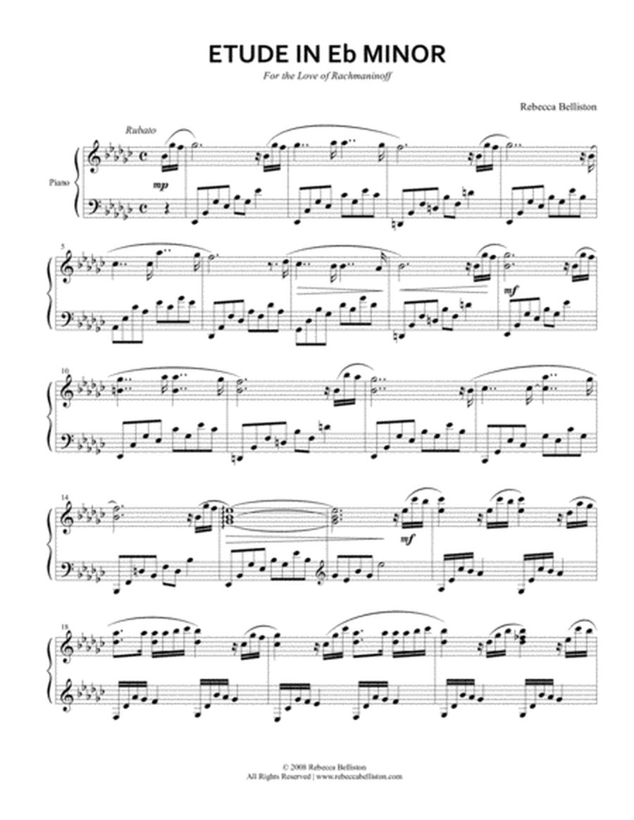 Etude in Eb minor image number null