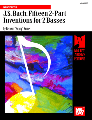 J. S. Bach: Fifteen 2-Part Inventions for 2 Basses