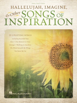 Book cover for Hallelujah, Imagine & Other Songs of Inspiration