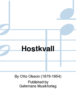 Book cover for Hostkvall