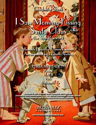 Book cover for I Saw Mommy Kissing Santa Claus