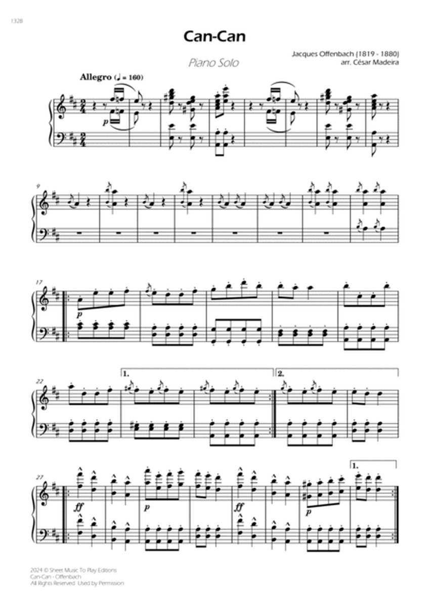 Offenbach - Can-Can - Piano Solo (Full Score) image number null