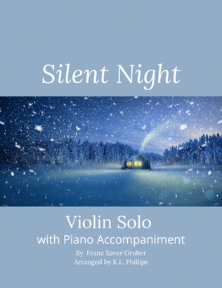 Silent Night - Violin Solo with Piano Accompaniment