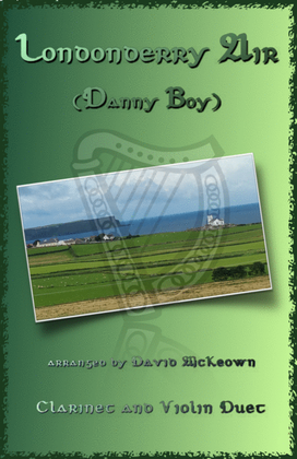 Book cover for Londonderry Air, (Danny Boy), for Clarinet and Violin Duet