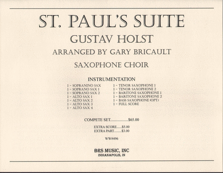 Gustav Holst : St. Paul Suite