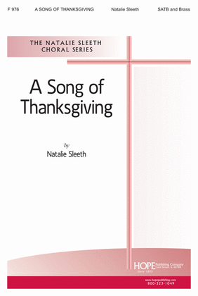 Book cover for A Song of Thanksgiving