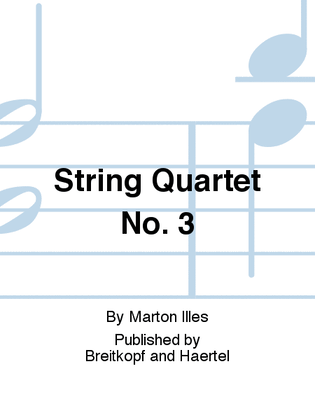 Book cover for String Quartet No. 3