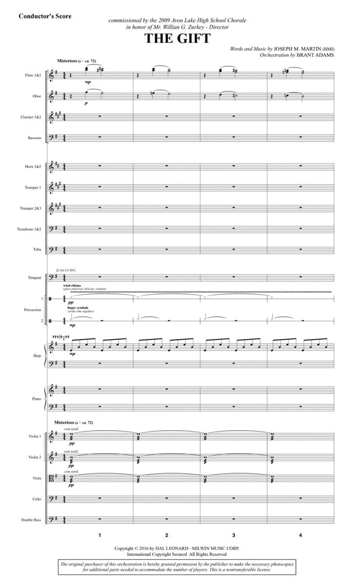 The Gift - Full Score