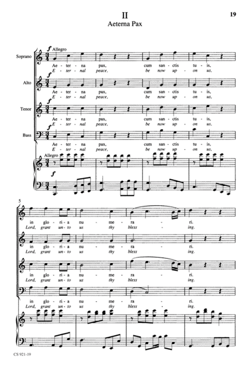 Te Deum - Choral Score