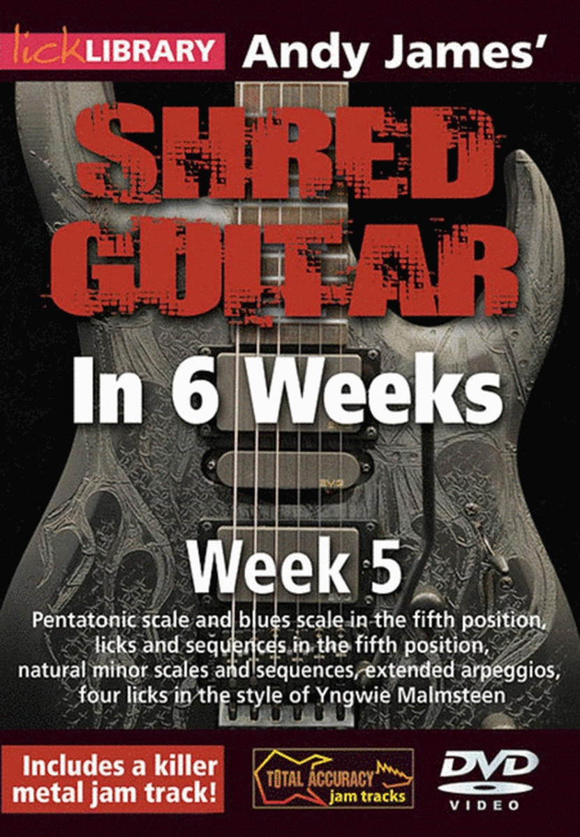 Lick Library Shred Guitar In 6 Weeks Wk 5