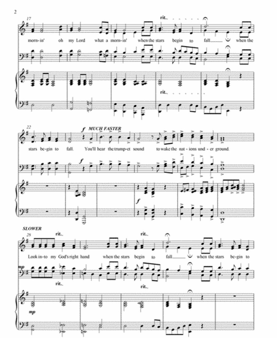 A Choral Suite of Spirituals - SATB & piano image number null