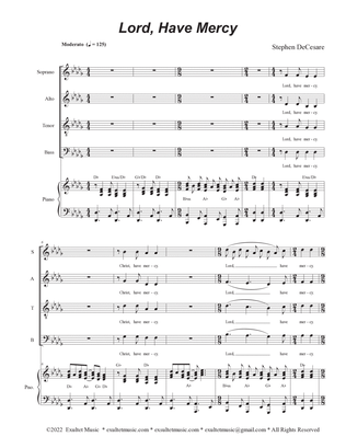 Book cover for Lord, Have Mercy (Bass solo and SATB) ("Mass of Peace and Justice")