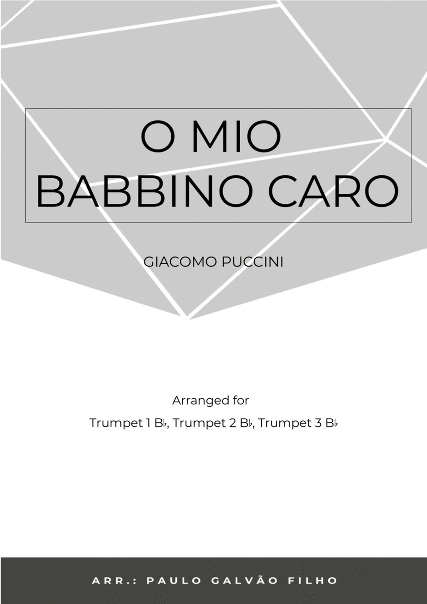 O MIO BABBINO CARO - TRUMPET TRIO image number null