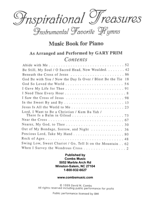 Inspirational Treasures - Instrumental Favorite Hymns - Music Book for Piano