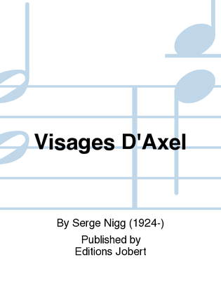 Book cover for Visages D'Axel