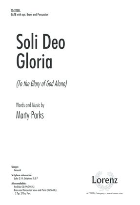 Book cover for Soli Deo Gloria