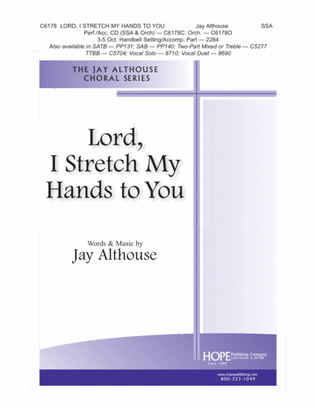 Book cover for Lord, I Stretch My Hands to You