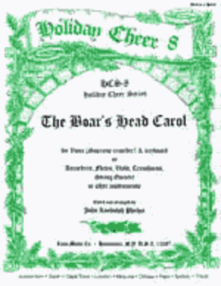 Book cover for The Boar's Head Carol