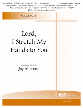 Book cover for Lord, I Stretch My Hands to You