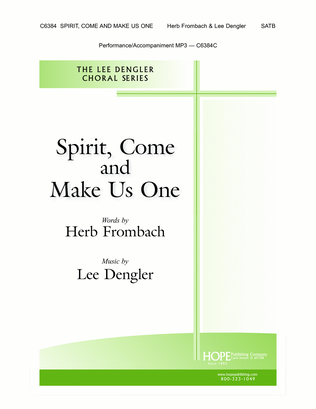 Book cover for Spirit, Come and Make Us One