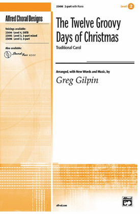 Book cover for The Twelve Groovy Days of Christmas
