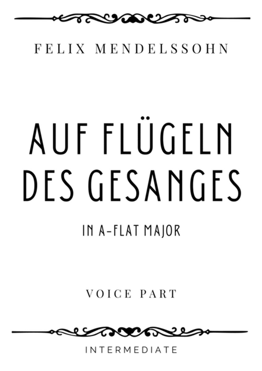 Mendelssohn - Auf Flügeln des Gesanges in A-flat major - Intermediate image number null