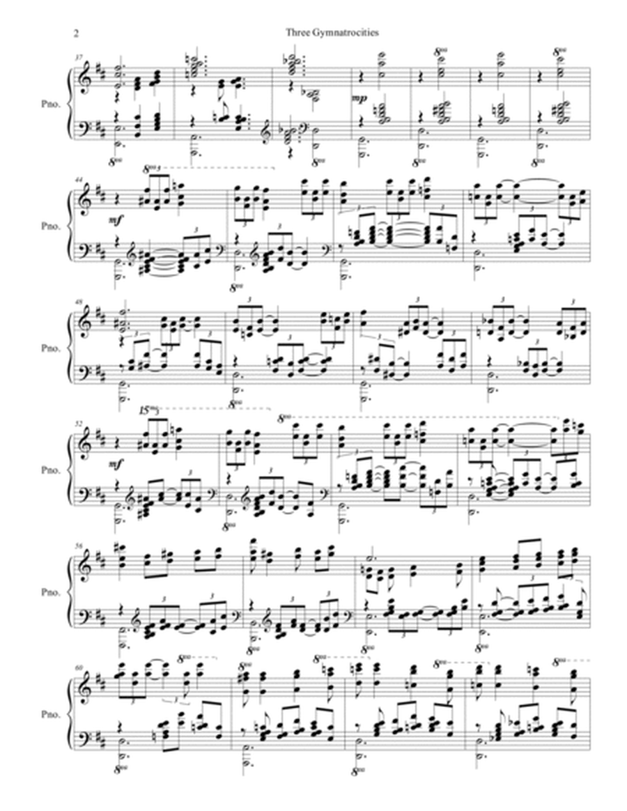 Three Gymnatrocities, Op. 203