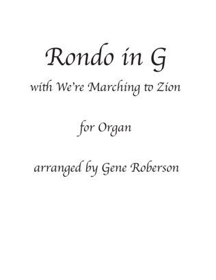 Book cover for Rondo in G John Bull - Marching to Zion ORGAN