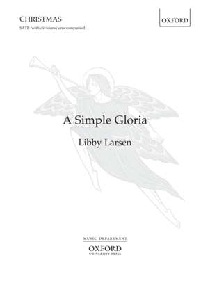 Book cover for A Simple Gloria