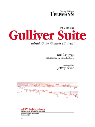Book cover for Gulliver Suite for Two Flutes