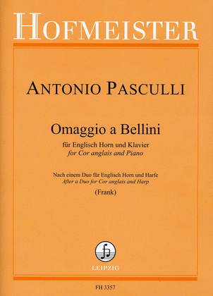 Book cover for Omaggio a Bellini