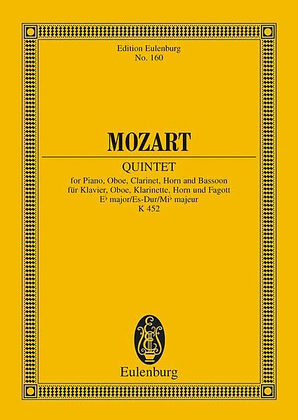 Book cover for Quintet in E-flat Major, K.452