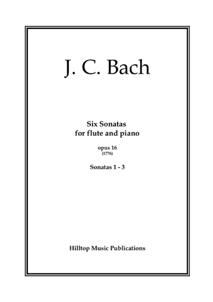 J. C. Bach Six Sonatas for flute and piano No. 1 - 3