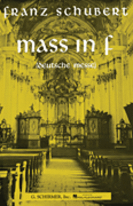 Book cover for Mass in F (Deutsche Messe)