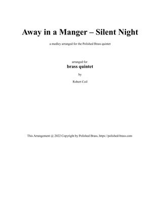 Book cover for Away in a Manger - Silent Night