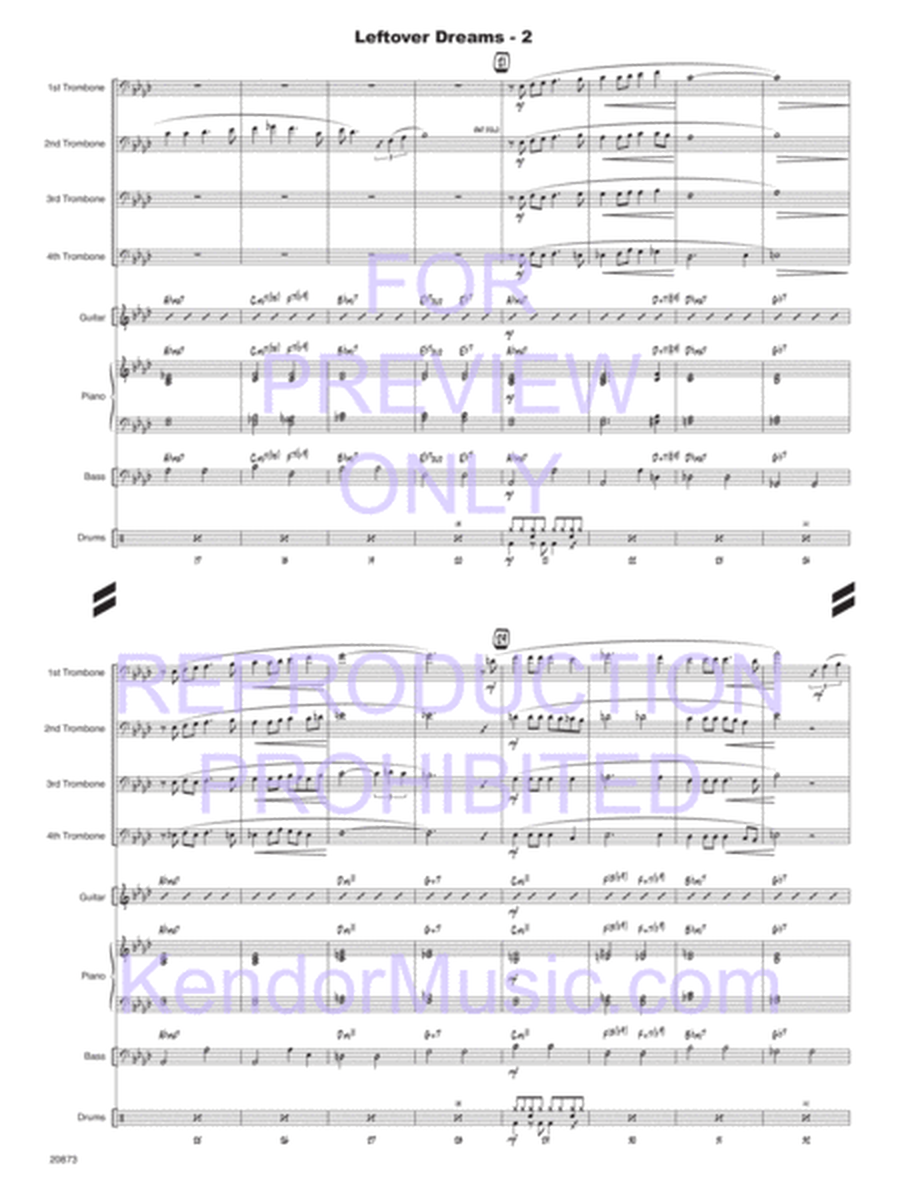 Trombone Section Workout with MP3s (6 pieces to develop the jazz ensemble section) image number null