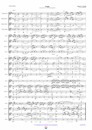 Book cover for Largo (Dvořák - New World Symphony)