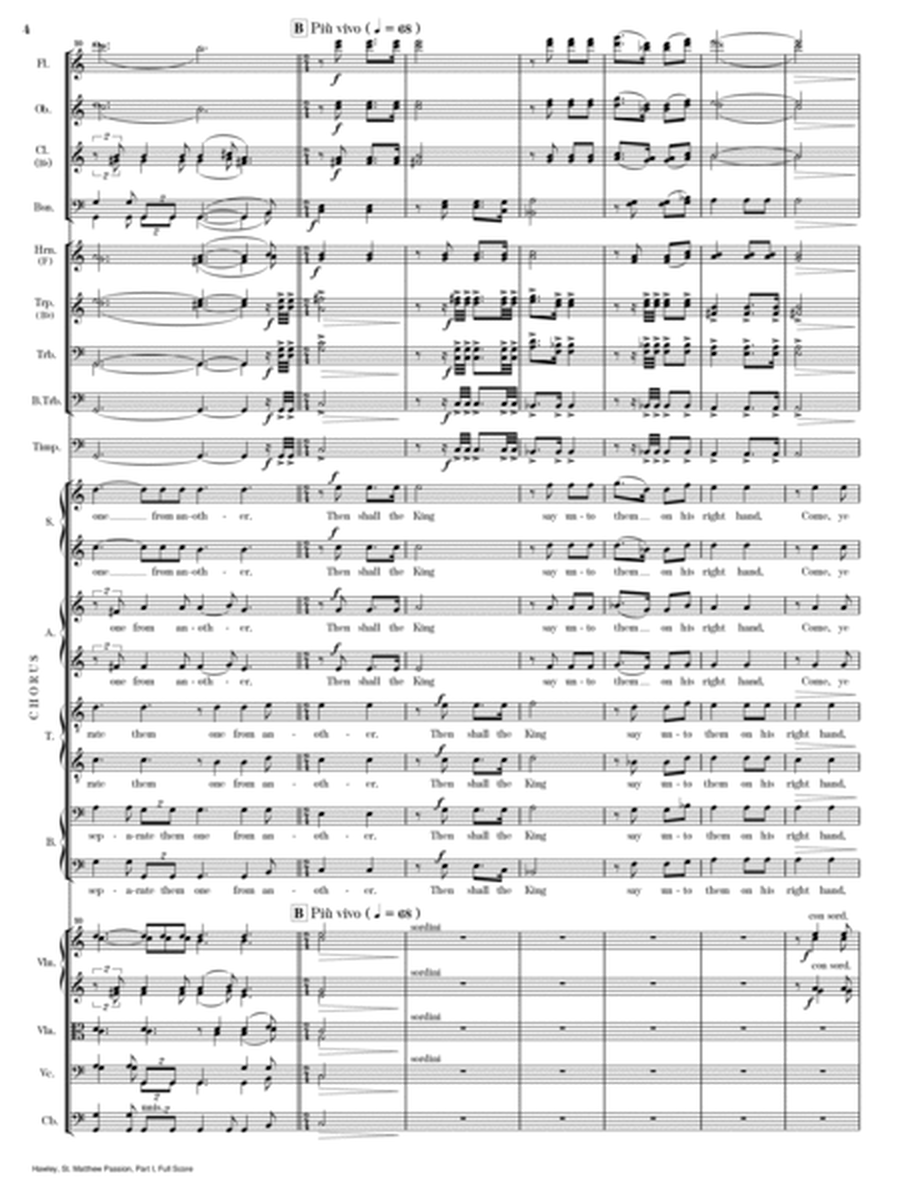 St. Matthew Passion, Part I (Full Score) - Score Only image number null