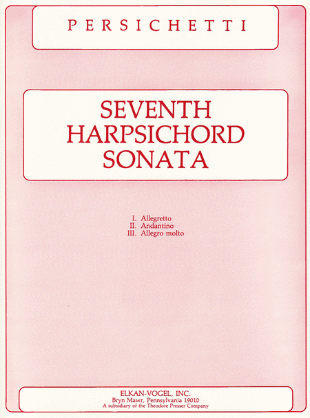Seventh Harpsichord Sonata