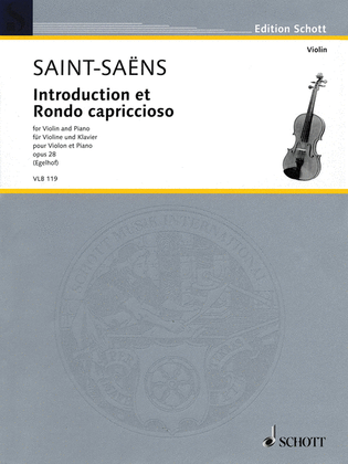 Book cover for Introduction et Rondo Capriccioso, Op. 28