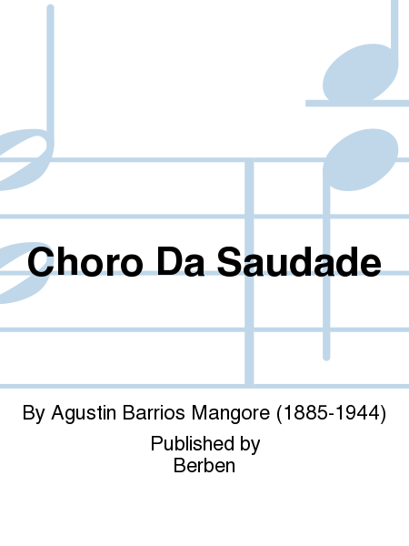 Choro Da Saudade-Guitar