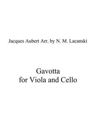 Book cover for Gavotta for Viola and Cello