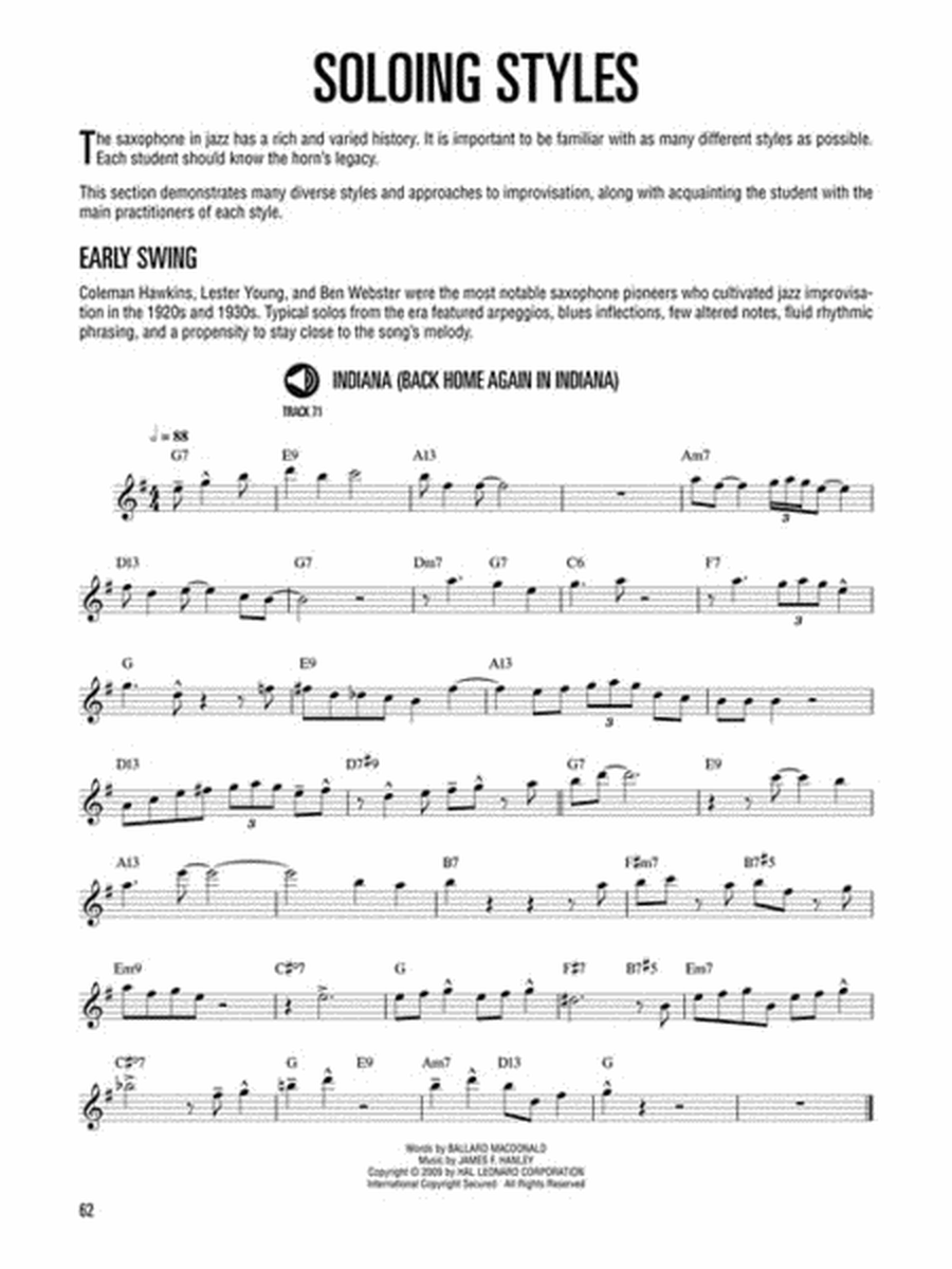 Hal Leonard Tenor Saxophone Method image number null