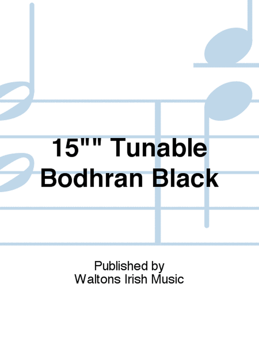 15 Tunable Bodhran Black