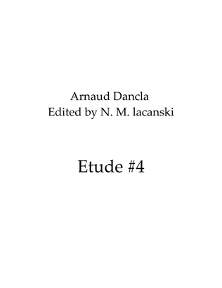 Book cover for Etude #4