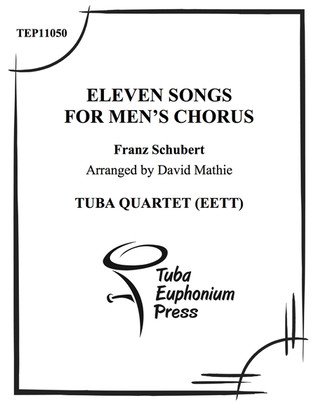Book cover for Eleven Songs for Mens Chorus